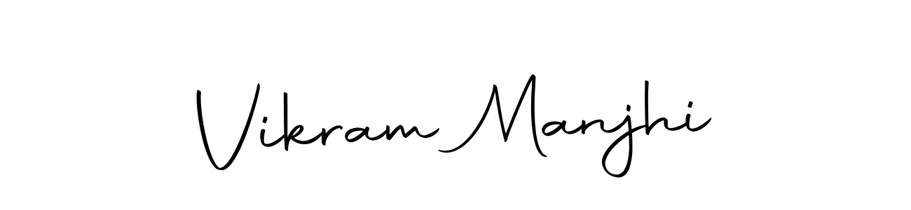 Make a beautiful signature design for name Vikram Manjhi. Use this online signature maker to create a handwritten signature for free. Vikram Manjhi signature style 10 images and pictures png