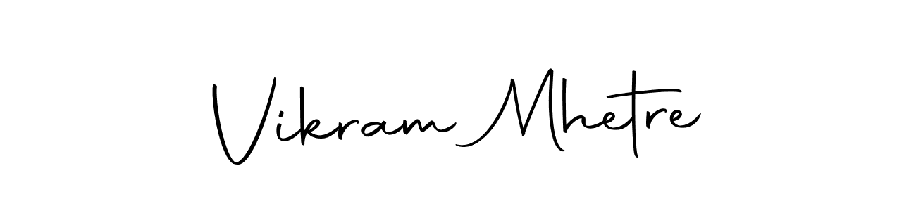 Design your own signature with our free online signature maker. With this signature software, you can create a handwritten (Autography-DOLnW) signature for name Vikram Mhetre. Vikram Mhetre signature style 10 images and pictures png