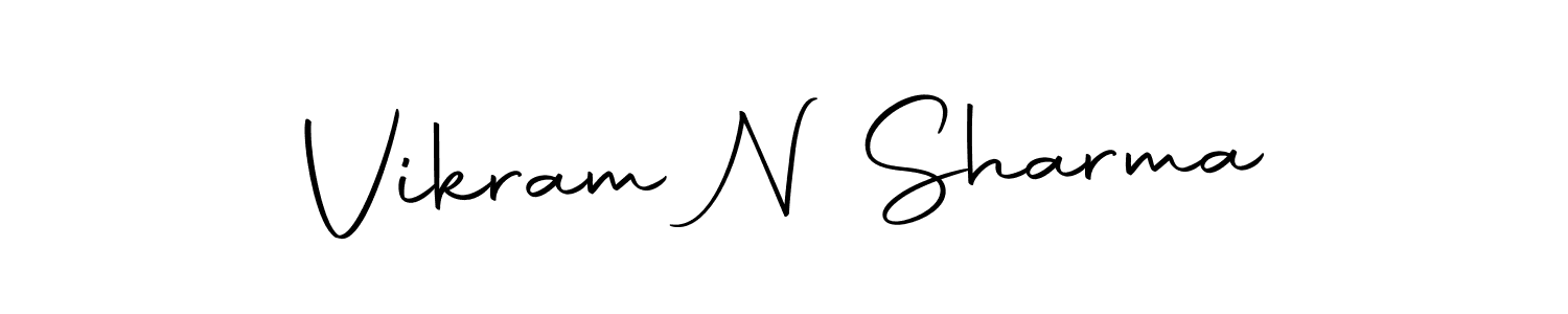 Make a beautiful signature design for name Vikram N Sharma. Use this online signature maker to create a handwritten signature for free. Vikram N Sharma signature style 10 images and pictures png