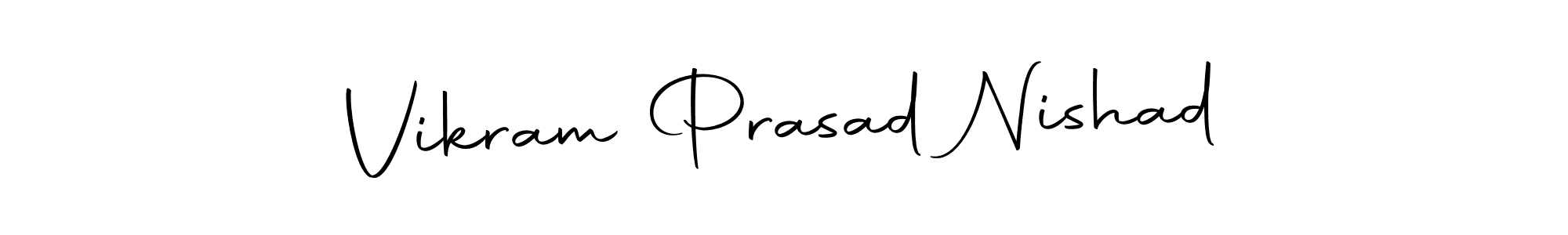 Similarly Autography-DOLnW is the best handwritten signature design. Signature creator online .You can use it as an online autograph creator for name Vikram Prasad Nishad. Vikram Prasad Nishad signature style 10 images and pictures png