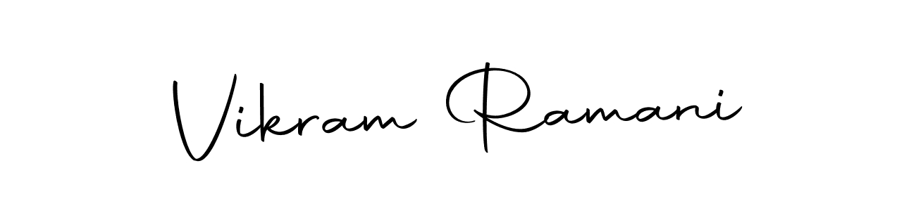 It looks lik you need a new signature style for name Vikram Ramani. Design unique handwritten (Autography-DOLnW) signature with our free signature maker in just a few clicks. Vikram Ramani signature style 10 images and pictures png