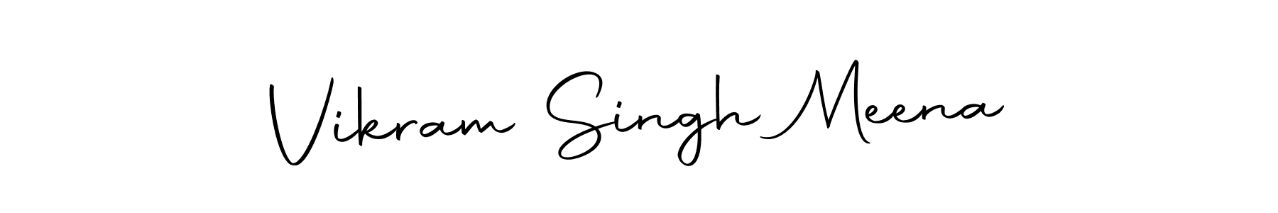 Use a signature maker to create a handwritten signature online. With this signature software, you can design (Autography-DOLnW) your own signature for name Vikram Singh Meena. Vikram Singh Meena signature style 10 images and pictures png