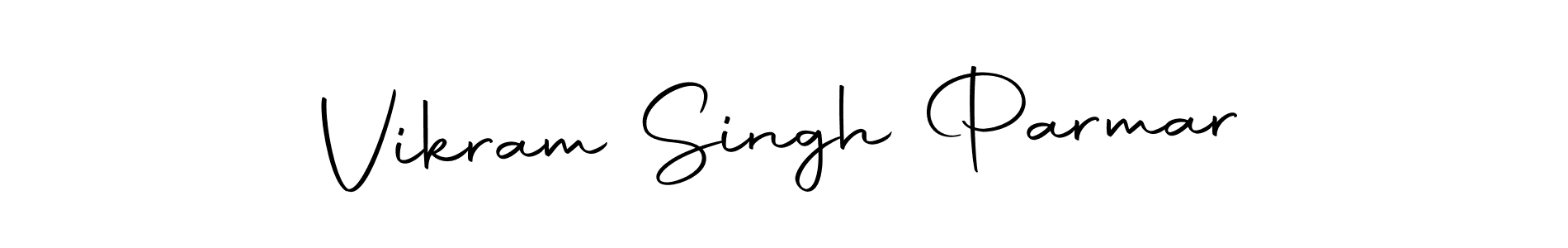 How to make Vikram Singh Parmar name signature. Use Autography-DOLnW style for creating short signs online. This is the latest handwritten sign. Vikram Singh Parmar signature style 10 images and pictures png