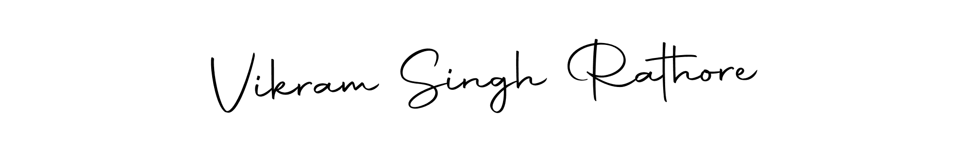 How to make Vikram Singh Rathore name signature. Use Autography-DOLnW style for creating short signs online. This is the latest handwritten sign. Vikram Singh Rathore signature style 10 images and pictures png