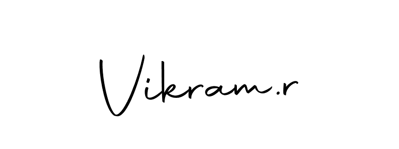 if you are searching for the best signature style for your name Vikram.r. so please give up your signature search. here we have designed multiple signature styles  using Autography-DOLnW. Vikram.r signature style 10 images and pictures png