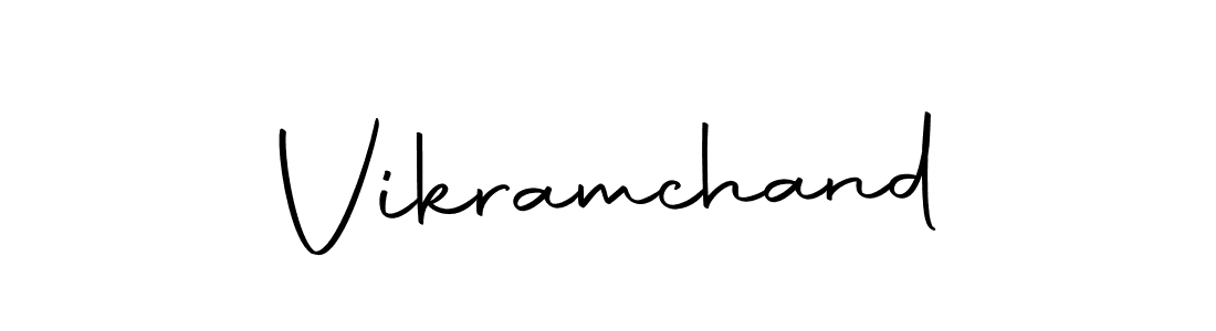 Use a signature maker to create a handwritten signature online. With this signature software, you can design (Autography-DOLnW) your own signature for name Vikramchand. Vikramchand signature style 10 images and pictures png