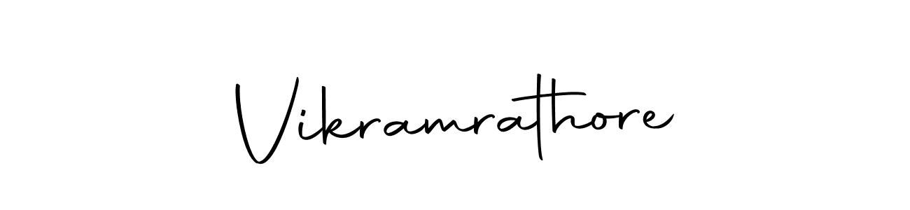 Make a beautiful signature design for name Vikramrathore. With this signature (Autography-DOLnW) style, you can create a handwritten signature for free. Vikramrathore signature style 10 images and pictures png