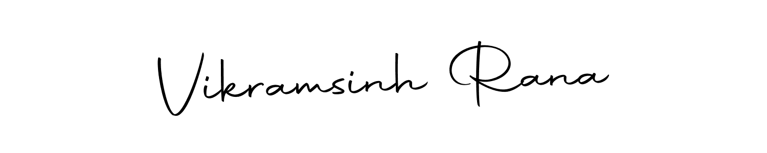 Use a signature maker to create a handwritten signature online. With this signature software, you can design (Autography-DOLnW) your own signature for name Vikramsinh Rana. Vikramsinh Rana signature style 10 images and pictures png