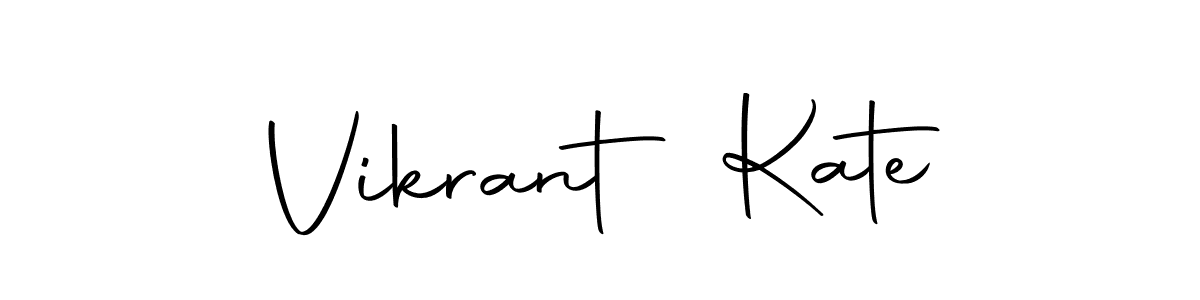 You can use this online signature creator to create a handwritten signature for the name Vikrant Kate. This is the best online autograph maker. Vikrant Kate signature style 10 images and pictures png
