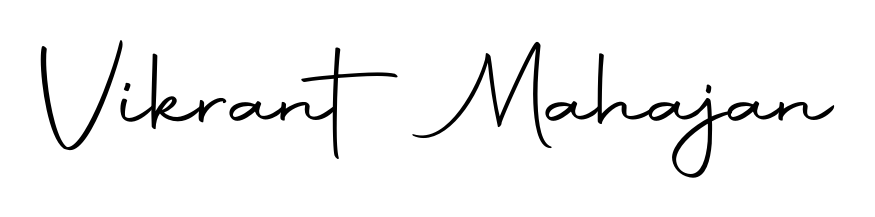 Practice writing Vikrant Mahajan with the flow of Autography-DOLnW lettering. A fantastic source of inspiration for developing your personal signature style. Vikrant Mahajan signature style 10 images and pictures png