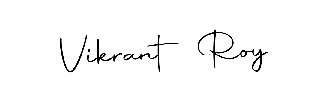 Vikrant Roy stylish signature style. Best Handwritten Sign (Autography-DOLnW) for my name. Handwritten Signature Collection Ideas for my name Vikrant Roy. Vikrant Roy signature style 10 images and pictures png