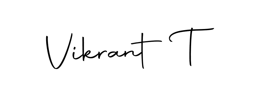 Also we have Vikrant T name is the best signature style. Create professional handwritten signature collection using Autography-DOLnW autograph style. Vikrant T signature style 10 images and pictures png