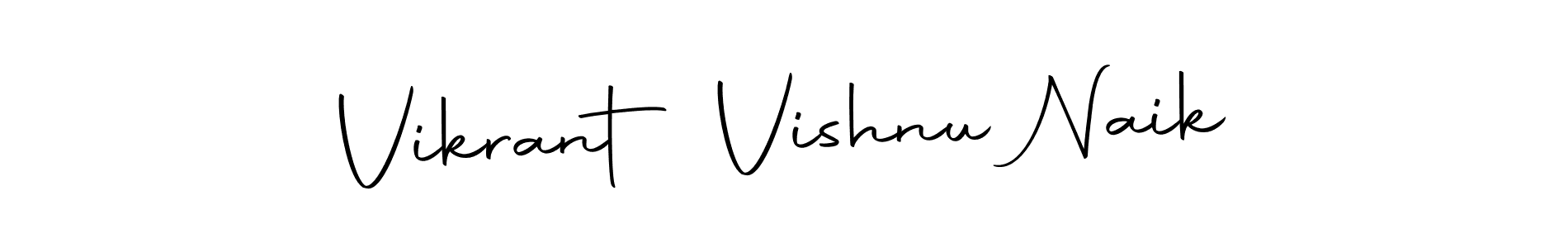 Make a beautiful signature design for name Vikrant Vishnu Naik. Use this online signature maker to create a handwritten signature for free. Vikrant Vishnu Naik signature style 10 images and pictures png