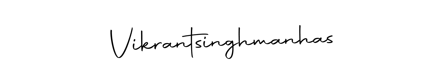 Make a beautiful signature design for name Vikrantsinghmanhas. With this signature (Autography-DOLnW) style, you can create a handwritten signature for free. Vikrantsinghmanhas signature style 10 images and pictures png