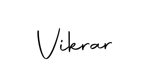 Make a beautiful signature design for name Vikrar. Use this online signature maker to create a handwritten signature for free. Vikrar signature style 10 images and pictures png