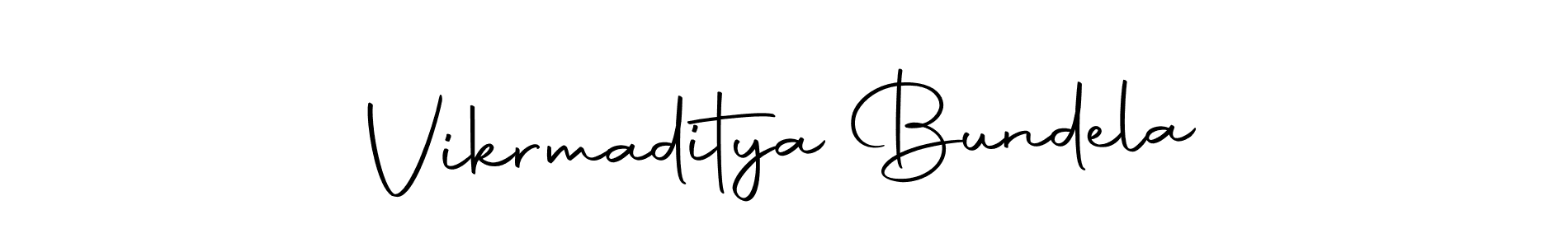 Make a beautiful signature design for name Vikrmaditya Bundela. With this signature (Autography-DOLnW) style, you can create a handwritten signature for free. Vikrmaditya Bundela signature style 10 images and pictures png
