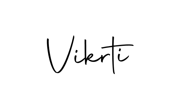 How to make Vikrti signature? Autography-DOLnW is a professional autograph style. Create handwritten signature for Vikrti name. Vikrti signature style 10 images and pictures png