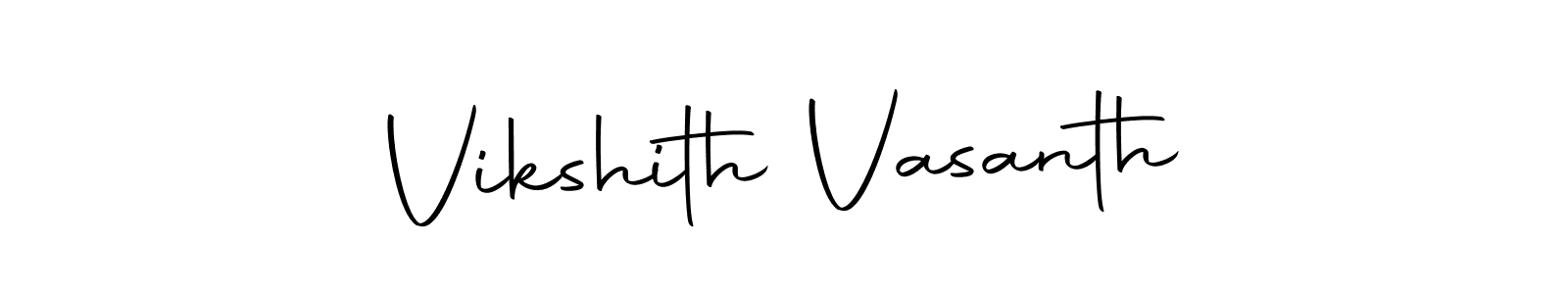 You can use this online signature creator to create a handwritten signature for the name Vikshith Vasanth. This is the best online autograph maker. Vikshith Vasanth signature style 10 images and pictures png