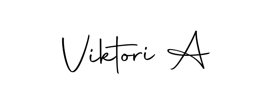 Use a signature maker to create a handwritten signature online. With this signature software, you can design (Autography-DOLnW) your own signature for name Viktori A. Viktori A signature style 10 images and pictures png