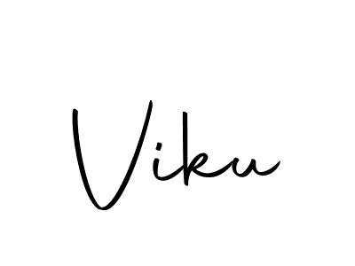 Viku stylish signature style. Best Handwritten Sign (Autography-DOLnW) for my name. Handwritten Signature Collection Ideas for my name Viku. Viku signature style 10 images and pictures png