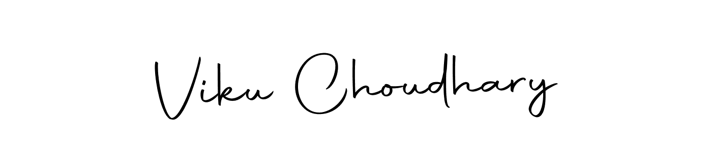 The best way (Autography-DOLnW) to make a short signature is to pick only two or three words in your name. The name Viku Choudhary include a total of six letters. For converting this name. Viku Choudhary signature style 10 images and pictures png