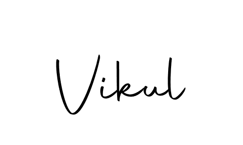 Also we have Vikul name is the best signature style. Create professional handwritten signature collection using Autography-DOLnW autograph style. Vikul signature style 10 images and pictures png