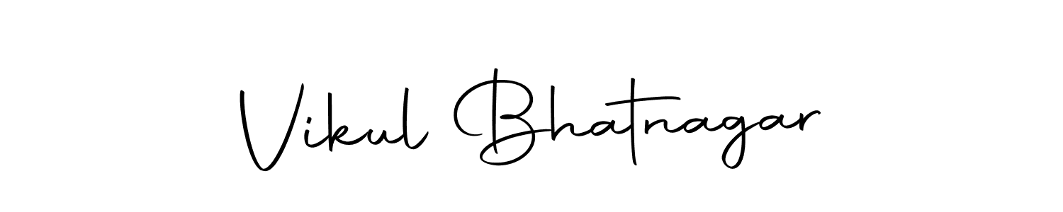 Design your own signature with our free online signature maker. With this signature software, you can create a handwritten (Autography-DOLnW) signature for name Vikul Bhatnagar. Vikul Bhatnagar signature style 10 images and pictures png