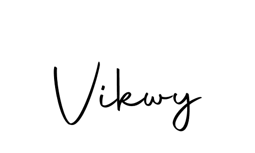Make a beautiful signature design for name Vikwy. Use this online signature maker to create a handwritten signature for free. Vikwy signature style 10 images and pictures png