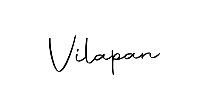 Design your own signature with our free online signature maker. With this signature software, you can create a handwritten (Autography-DOLnW) signature for name Vilapan. Vilapan signature style 10 images and pictures png