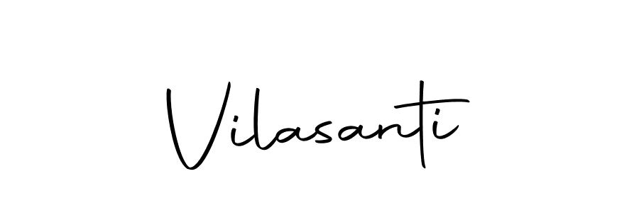 How to make Vilasanti name signature. Use Autography-DOLnW style for creating short signs online. This is the latest handwritten sign. Vilasanti signature style 10 images and pictures png