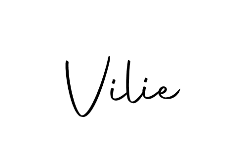 Make a beautiful signature design for name Vilie. With this signature (Autography-DOLnW) style, you can create a handwritten signature for free. Vilie signature style 10 images and pictures png