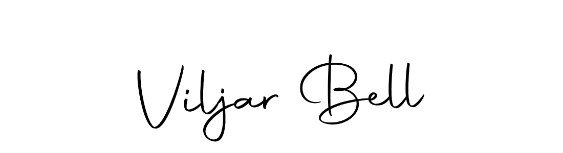 How to make Viljar Bell name signature. Use Autography-DOLnW style for creating short signs online. This is the latest handwritten sign. Viljar Bell signature style 10 images and pictures png