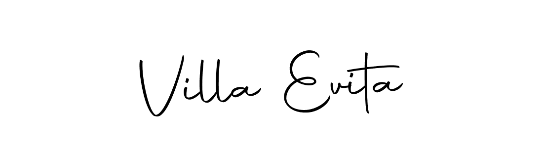 Villa Evita stylish signature style. Best Handwritten Sign (Autography-DOLnW) for my name. Handwritten Signature Collection Ideas for my name Villa Evita. Villa Evita signature style 10 images and pictures png
