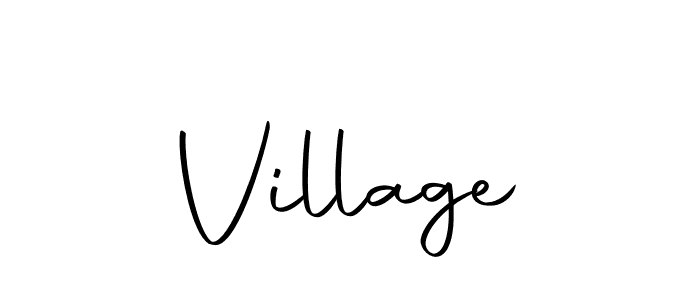 Create a beautiful signature design for name Village. With this signature (Autography-DOLnW) fonts, you can make a handwritten signature for free. Village signature style 10 images and pictures png