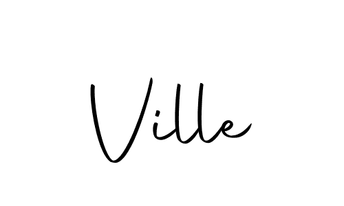 Also we have Ville name is the best signature style. Create professional handwritten signature collection using Autography-DOLnW autograph style. Ville signature style 10 images and pictures png