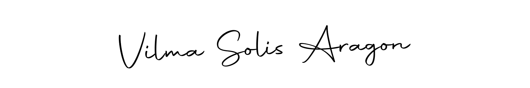 How to make Vilma Solis Aragon signature? Autography-DOLnW is a professional autograph style. Create handwritten signature for Vilma Solis Aragon name. Vilma Solis Aragon signature style 10 images and pictures png