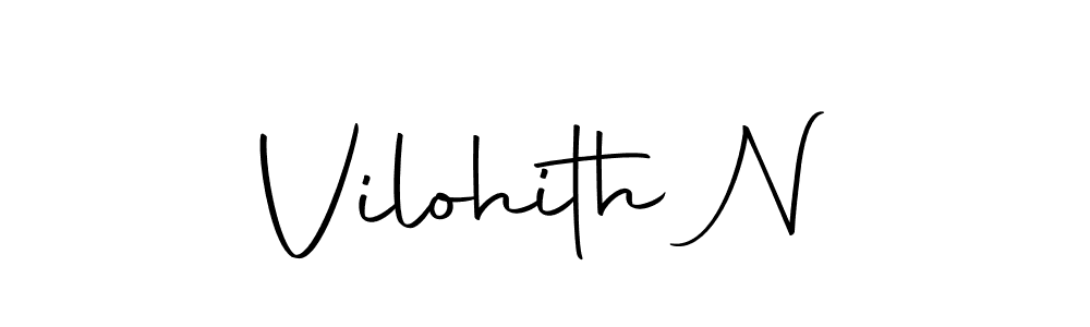 Also You can easily find your signature by using the search form. We will create Vilohith N name handwritten signature images for you free of cost using Autography-DOLnW sign style. Vilohith N signature style 10 images and pictures png