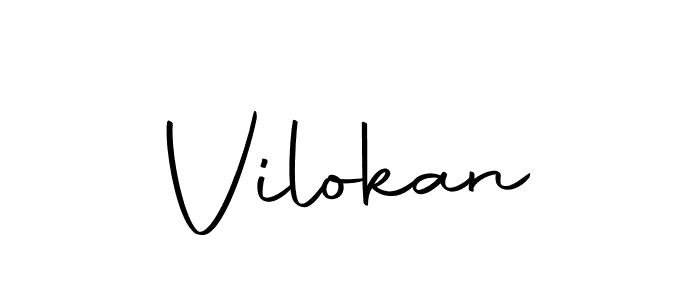 Use a signature maker to create a handwritten signature online. With this signature software, you can design (Autography-DOLnW) your own signature for name Vilokan. Vilokan signature style 10 images and pictures png