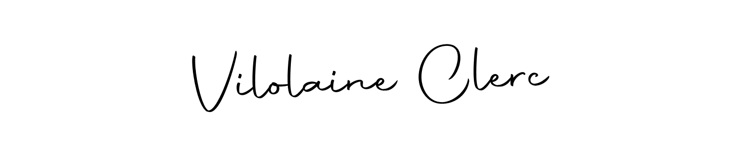 Make a beautiful signature design for name Vilolaine Clerc. Use this online signature maker to create a handwritten signature for free. Vilolaine Clerc signature style 10 images and pictures png