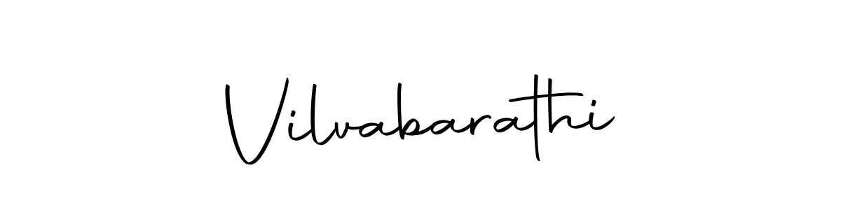 How to make Vilvabarathi signature? Autography-DOLnW is a professional autograph style. Create handwritten signature for Vilvabarathi name. Vilvabarathi signature style 10 images and pictures png