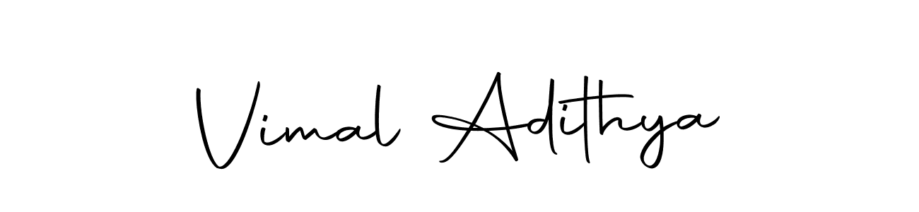 Use a signature maker to create a handwritten signature online. With this signature software, you can design (Autography-DOLnW) your own signature for name Vimal Adithya. Vimal Adithya signature style 10 images and pictures png