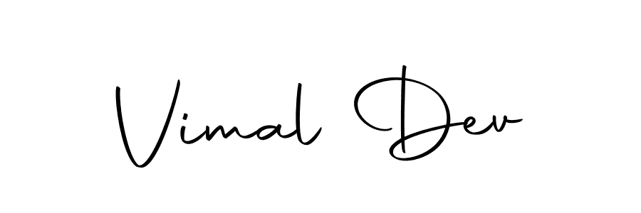 Also we have Vimal Dev name is the best signature style. Create professional handwritten signature collection using Autography-DOLnW autograph style. Vimal Dev signature style 10 images and pictures png