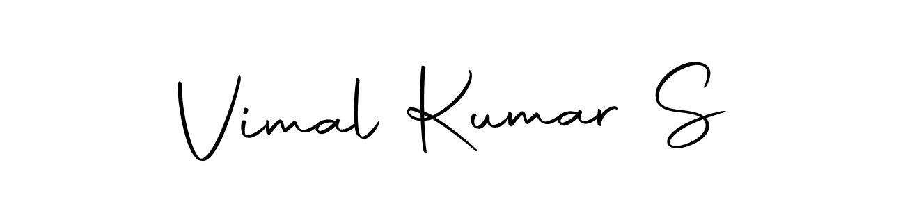 Make a short Vimal Kumar S signature style. Manage your documents anywhere anytime using Autography-DOLnW. Create and add eSignatures, submit forms, share and send files easily. Vimal Kumar S signature style 10 images and pictures png