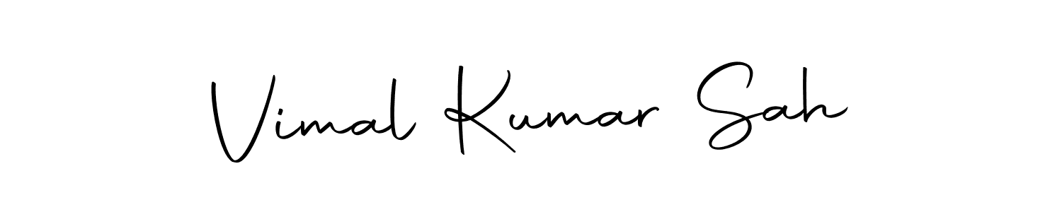 Design your own signature with our free online signature maker. With this signature software, you can create a handwritten (Autography-DOLnW) signature for name Vimal Kumar Sah. Vimal Kumar Sah signature style 10 images and pictures png