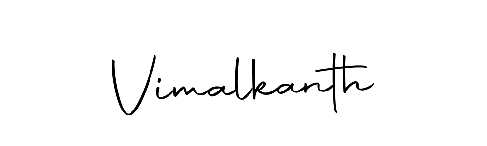 Use a signature maker to create a handwritten signature online. With this signature software, you can design (Autography-DOLnW) your own signature for name Vimalkanth. Vimalkanth signature style 10 images and pictures png