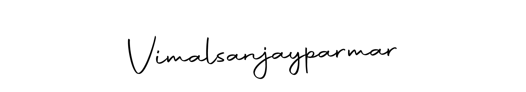 Use a signature maker to create a handwritten signature online. With this signature software, you can design (Autography-DOLnW) your own signature for name Vimalsanjayparmar. Vimalsanjayparmar signature style 10 images and pictures png