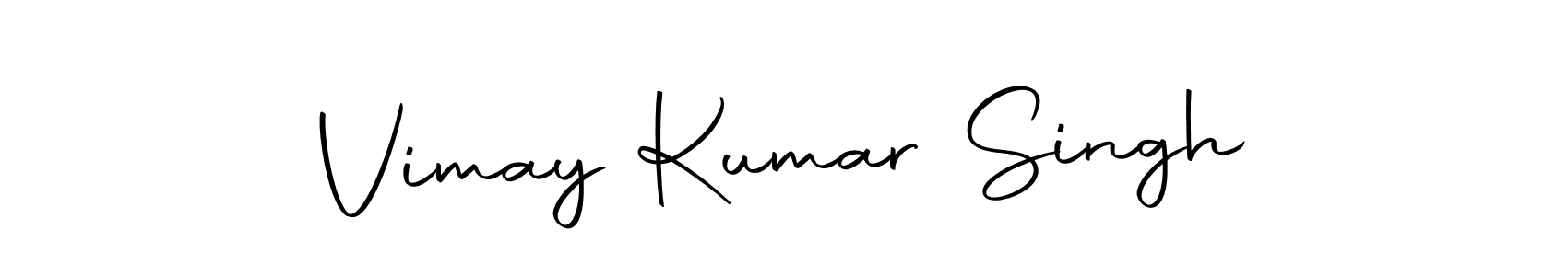 Design your own signature with our free online signature maker. With this signature software, you can create a handwritten (Autography-DOLnW) signature for name Vimay Kumar Singh. Vimay Kumar Singh signature style 10 images and pictures png