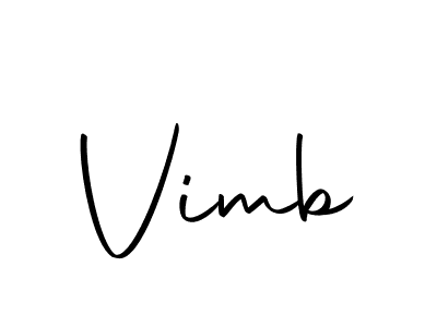 Make a beautiful signature design for name Vimb. With this signature (Autography-DOLnW) style, you can create a handwritten signature for free. Vimb signature style 10 images and pictures png