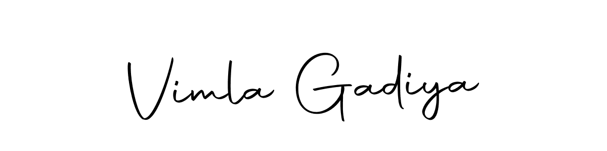 Similarly Autography-DOLnW is the best handwritten signature design. Signature creator online .You can use it as an online autograph creator for name Vimla Gadiya. Vimla Gadiya signature style 10 images and pictures png