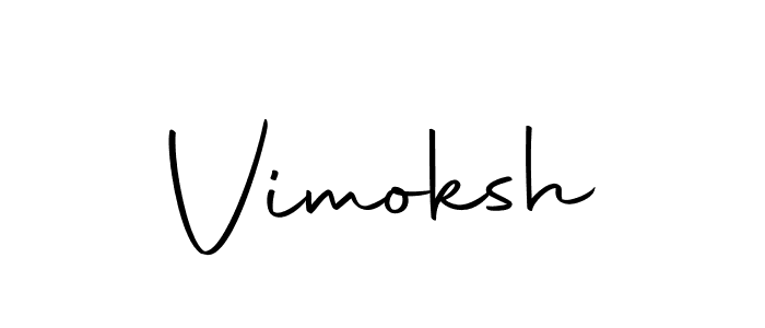 Vimoksh stylish signature style. Best Handwritten Sign (Autography-DOLnW) for my name. Handwritten Signature Collection Ideas for my name Vimoksh. Vimoksh signature style 10 images and pictures png